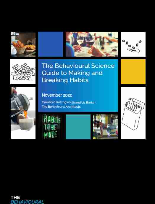 The Behavioural Science Guide to Making and Breaking Habits